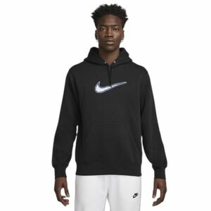 Férfi kapucnis pulóver NIKE M NK CLUB BB HDY NEO VARSITY BLACK BLACK BLACK kép