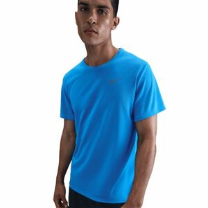 Rövid ujjú férfi futópóló NIKE M NK DF UV MILER SS BLUE HERO REFLECTIVE SILV kép