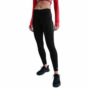 Női kompressziós leggings NIKE W NP 365 MR TIGHT GG GRX BLACK WHITE kép