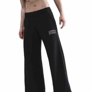 Női nadrágok NIKE W NSW PHNX FLC LOGO WIDE LEG BLACK kép