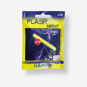 Decathlon FLASH NIGHT T1 világító rúd horgászathoz, 4, 5x39 mm, 10 db kép