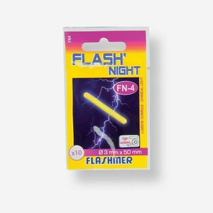 Decathlon FLASH NIGHT T4 világító rúd tengerparti horgászathoz, 3x50 mm, 10 db kép