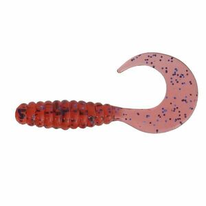 Mann's Gumihal TWISTER 2' CTG RB 20 db, piros, kék glitteres kép