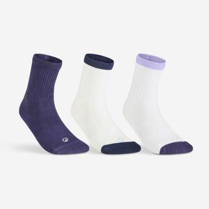 Decathlon Felnőtt sportzokni, magas szárú, 3 pár - RS500 kép