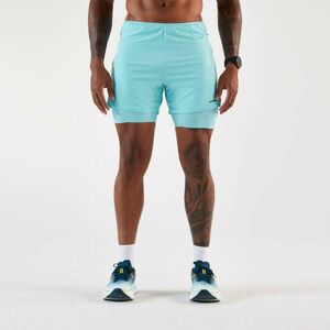 Kiprun Férfi futó rövidnadrág, 2 az 1-ben - Run 500 Confort kép