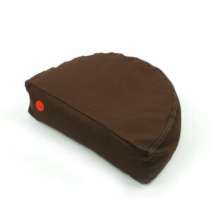 Meditációs párna huzat (félhold) Barna - Bindu kép