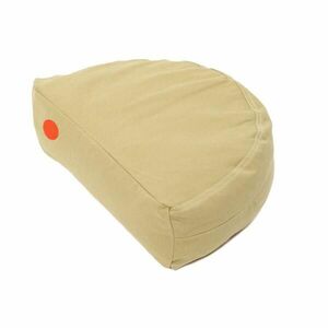 Meditációs párna huzat (félhold) Homok - Bindu kép