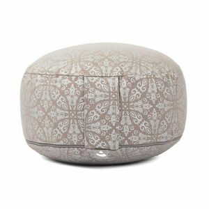 Bodhi Maharaja Collection RONDO – tönköly meditációs párna 32×20 cm – Raja Taupe Silver kép
