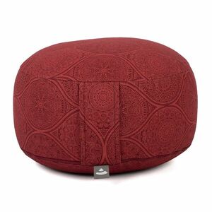 Bodhi Maharaja Collection RONDO – tönköly meditációs párna 32×20 cm – Mayuri Dark Red kép
