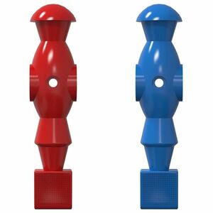 vidaXL Foci Asztal Játékosok 22 pcs Kék és Piros 2, 4 x 2, 1 x 9, 7 cm PP kép