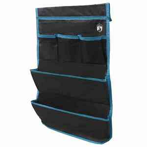 vidaXL Tárolótáska tárolóval Fekete 66 x 40 cm oxford kép