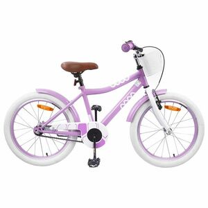 vidaXL Gyerek Bicikli 20 Hüvelyk 6-11 éves korig ajánlott Lila kép