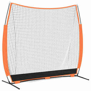 vidaXL Golf Edzősegéd Fekete 250 x 106, 5 x 210 cm Poliészter kép