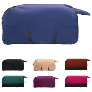 vidaXL Ló Takaró Sötét Zöld és Fekete 125 cm Poliészter kép