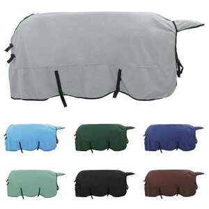 vidaXL Ló Takaró Teljes világos szürke és rózsaszín Poliészter kép