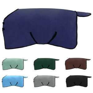 vidaXL Ló Takaró Sötétkék Poliészter kép