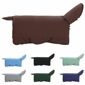 vidaXL Ló Takaró Teljes Sötét Barna 145 cm Poliészter kép