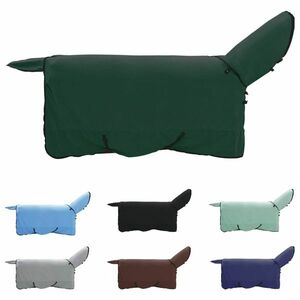 vidaXL Ló Takaró Teljes sötét zöld Poliészter kép