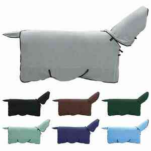 vidaXL Ló Takaró Teljes világos szürke és rózsaszín Poliészter kép