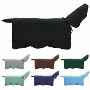 vidaXL Ló Takaró Fekete Poliészter kép