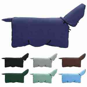 vidaXL Ló Takaró Sötétkék Poliészter kép