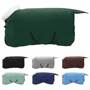 vidaXL Ló Takaró Teljes sötét zöld 145 cm Polár fleece kép