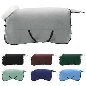 vidaXL Ló Takaró Teljes sötét zöld 155 cm Polár fleece kép