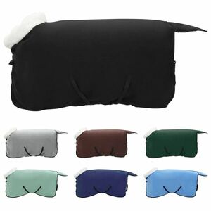 vidaXL Ló Takaró Fekete 95 cm Polár fleece kép