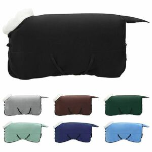 vidaXL Ló Takaró Fekete 125 cm Polár fleece kép