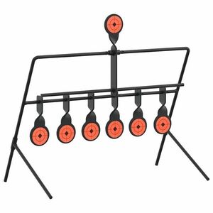 vidaXL Állítható cél Fekete 38 x 20 x 33.5 cm Acél kép