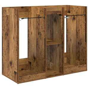 vidaXL Golf Szekrény Egyszínű Öreg fa 102 x 45 x 85, 5 cm kép