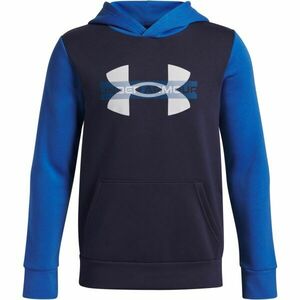 Under Armour RIVAL FLEECE COLORBLOCK Fiú pulóver, sötétkék, méret L kép