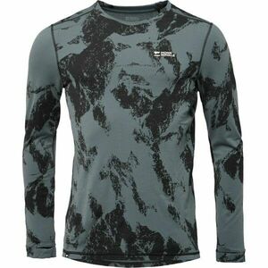 MONS ROYALE CASCADE Férfi funkcionális póló, sötétszürke, méret kép