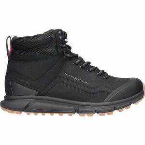 Tommy Hilfiger OUTDOOR RUNNER HI WPM Férfi bélelt cipő, fekete, méret kép