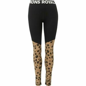 MONS ROYALE CASCADE Női funkcionális leggings, barna, méret kép