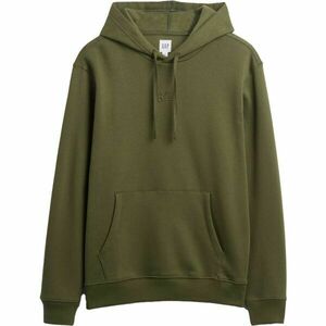 GAP V-FRCH TONAL MINI LOGO RELAXED PO HD Férfi kapucnis pulóver, khaki, méret kép