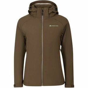 ALPINE PRO HOORA Női softshell kabát, barna, méret kép