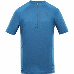 ALPINE PRO GERET Férfi kerékpáros póló, kék, méret kép