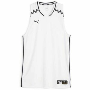 Puma HOOPS TEAM GAME JERSEY Férfi mez, fehér, méret kép