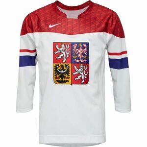 Nike MEN'S IIHF REPLICA CZECH REPUBLIC Férfi jégkorong mez, fehér, méret XXL kép