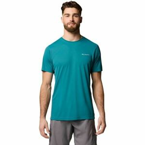 Columbia ZERO RULES LIGHT SS GRAPHIC CREW Férfi póló, türkiz, méret kép