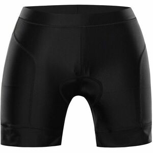 ALPINE PRO ARSA Női kerékpáros rövidnadrág, fekete, méret kép