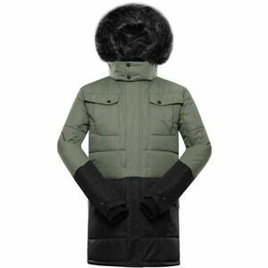 ALPINE PRO EGYP Férfi téli kabát, sötétzöld, méret kép