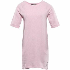 ALPINE PRO MOLEDA Női pamut ruha, rózsaszín, méret kép