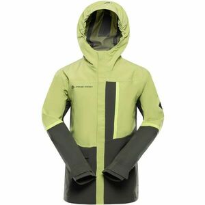 ALPINE PRO ZARRO 3 Gyerek dzseki membránnal, zöld, méret 140-146 kép