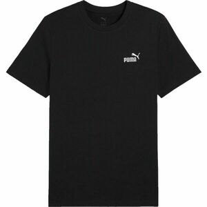 Puma ESSENTIALS SMALL NO. 1 LOGO TEE Férfi póló, fekete, méret kép
