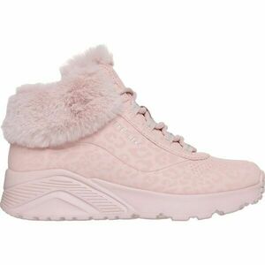 Skechers UNO LITE - COZY LEOPARD Lány téli cipő, rózsaszín, méret kép