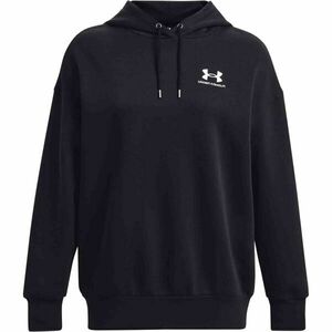 Under Armour ESSENTIAL FLC OS HOODIE Női pulóver, fekete, méret L kép