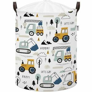 Sipo TOY BOX 43L Játéktároló kosár, fehér, méret kép