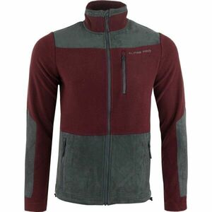 ALPINE PRO CLEW Férfi polár pulóver, bordó, méret kép